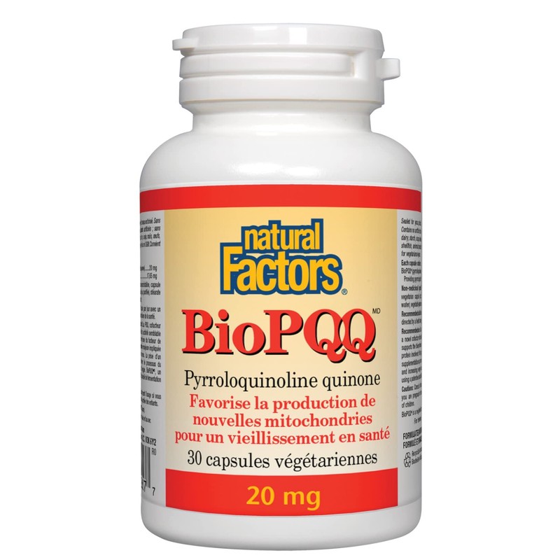 Natural Factors - Pyrroloquinoline Quinone (Bio PQQ) 20mg - 30