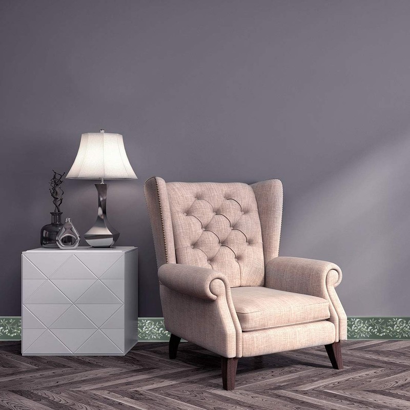 sourcing map Wall Paper Border Self Stick Wall Covering PVC