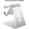 Soporte ajustable para teléfono celular, OMOTON de aluminio para escritorio