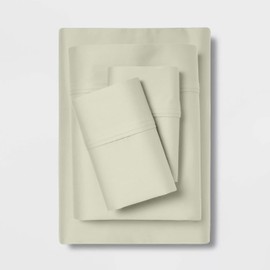 Mr Pandaa King Size Sheet Set 1000 Thread Count Egyptian Cotton- 100% Long Staple Cotton, 15” Deep-Pockets, Super Soft Breathable Cooling Strong and Durable 4-Pieces Set - Ivory