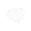OATIPHO 2pcs Nail Art Palette Acrylic Manicure Makeup Mixing Trays