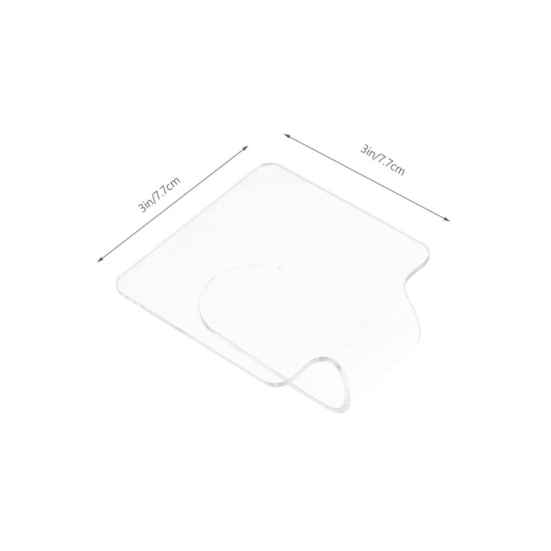 OATIPHO 2pcs Nail Art Palette Acrylic Manicure Makeup Mixing Trays