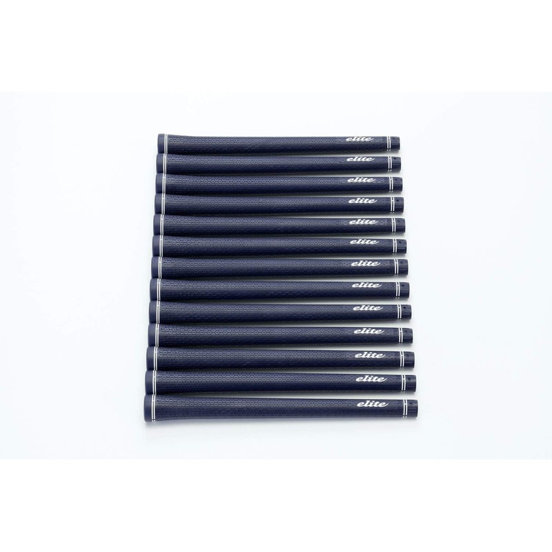 elitegrips TD50 Golf Grips, Set of 13, Navy, No Backline