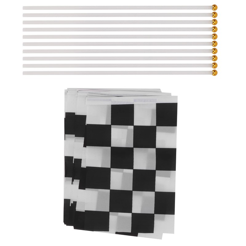 VGEBY Checker Flag Black and White Waving Flag for RC