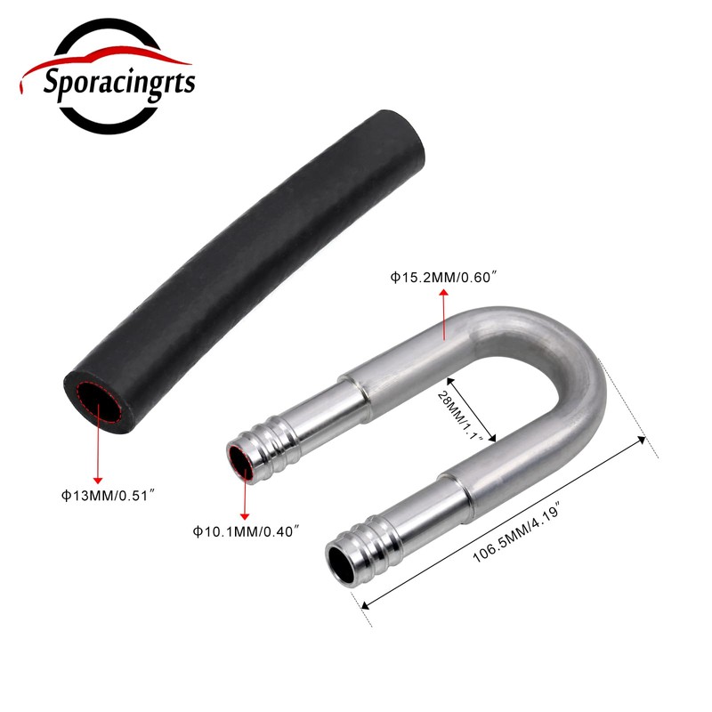 Sporacingrts Fuel Filter Removal Bypass Kit Compatible with Easy Maintenance