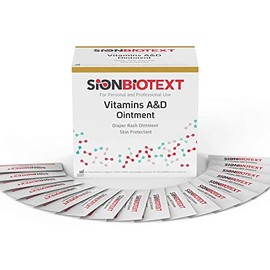 A and D Ointment By Sion Biotext Baby Diaper Rash Vitamin A + D Original Healing Cream Medical Moisturizer Intensive Therapy For Dry & Irritated Skin,