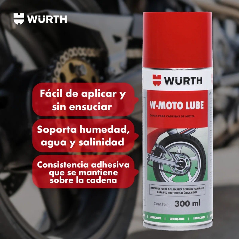 Grasa Para Cadena De Moto W-moto Lube Wurth® 300ml