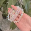 100Pcs Matte Crystal Glass Beads,Moonstone Beads,Exquisite Mermaid Aurora Beads for
