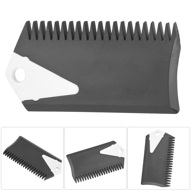 HilBeliFU 2Pcs Surfboard Wax Comb, PVC Surfboard Wax Scraper with