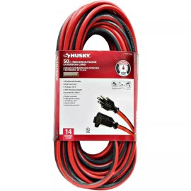 Husky 50 ft indoor/outdoor extension cord 14 guage