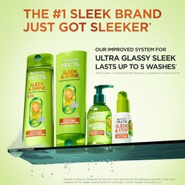 Garnier Hair Care Fructis Sleek and Shine Shampoo, 33.8 Fluid Ounce