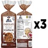 Quaker Large Rice Cakes, Chocolate, 7.23 oz Bags, (3 Pack),