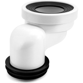 YGHSZ 100mm Toilet Offset pan Connector PVC Waste Pipe Connector, Drain Shifter Toilet Shifter Bathroom Closestool Bathtub Drains Offset Closet Collar Toilet Floor Flange Toilet Seat Shifter Bath Tub