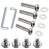 Suitcase Luggage Wheel Replacement Kit Universal Rubber Wheels Swivel Bearing