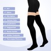 Orgood Thigh High Compression Socks Women, 20-30mmHg Compression Stockings for