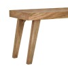GDF Studio Indoor Mango Rustic Boho Wood Dining Bench Livingroom,