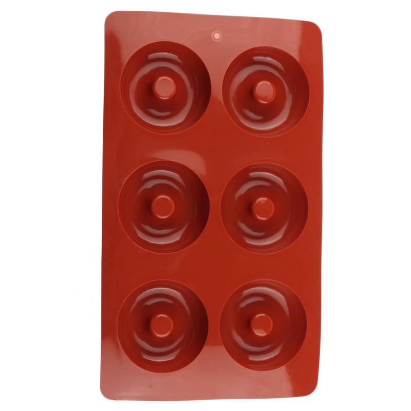 6 Cavity Donut Silicone Chocolate Molds Doughnut Pan Baking Mold