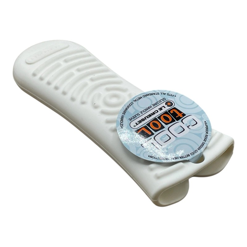 Le Creuset Cool Tool Silicone Sleeve Handle White New