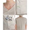 Landau Proflex 4161 - playera quirúrgica elástica de 3 bolsillos