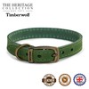 Ancol Timberwolf Comfortable Durable Leather Green Dog Collar Pet Training
