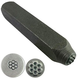 Jewellers Tools 6mm Honeycomb Bee Design Stamp Punch Metal Stamping Tool (70)