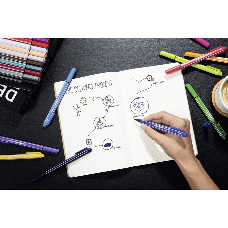 Fineliner - STABILO pointMax - ARTY - Pack of 24