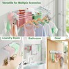 BAKON Clothes Drying Rack Wall Mounted 40", Laundry Clothes Drying