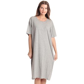 Just Love Short Sleeve Nightgown Sleep Dress for Women Sleepwear 4364-HTR-XL