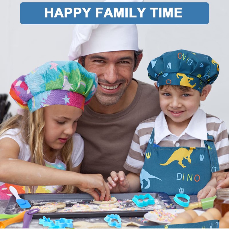 42-Piece Kids Cooking Set - Real Knife, Baking Set, Pots