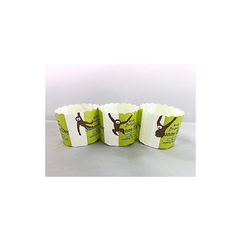Pastreet FBAT189-193 Muffin Cups, 5 Patterns (Animal), 20 Pieces Each,