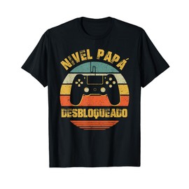 Nivel Papa Desbloqueado Retro Jugador T-Shirt