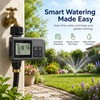 Automatic Water Timer for 2-Zone Garden Irrigation – IPX7 LCD