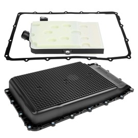 265-897 Transmission Oil Pan + 10R80 Ten Speed Transmission Filter Kit Compatible with 2017-2023 Ford F150, 2018-23 Expedition/Mustang/Lincoln Navigator, 19-23 Ranger, 21-23 Explorer FT202 HL3Z7A194A