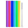 ALINK Reusable Boba Smoothie Straws, 10” Long Extra Wide Fat