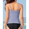 Aqua Eve Tankini Tops for Women Swimwear Top Only Tummy