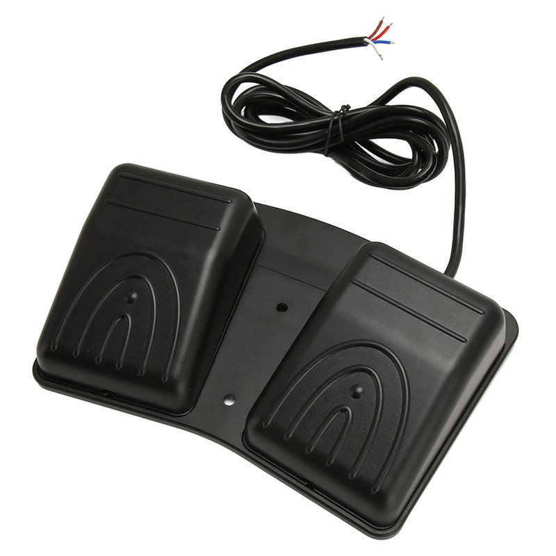 Double Foot Switch High Power Self Locking 2 Wire Foot