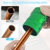 Pipe Reamer Tool, 50 × 65mm Green Aluminum Alloy Deburring