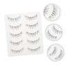 minkissy 5 Pairs of Luxury False Lashes Eyelashes for Women