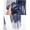 Jeelow 100% Linen Scarf Shawl Wrap For Men And Women