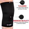 AQF Gym Knee Sleeves Weight Lifting – Single, Double &