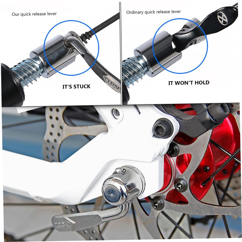 Mipcase 2Pcs Quick Release Skewer Axle for Indoor Trainer Steel