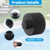 Potairey 2 Pack 154712 Pool Sand Filter Drain Cap Compatible