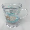 Klux 129628 Cafe Shaped Glitter Cup Taro Chanzu