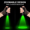 FandyFire Green Light Flashlight, LED Green Hunting Light, 520-530nm Green