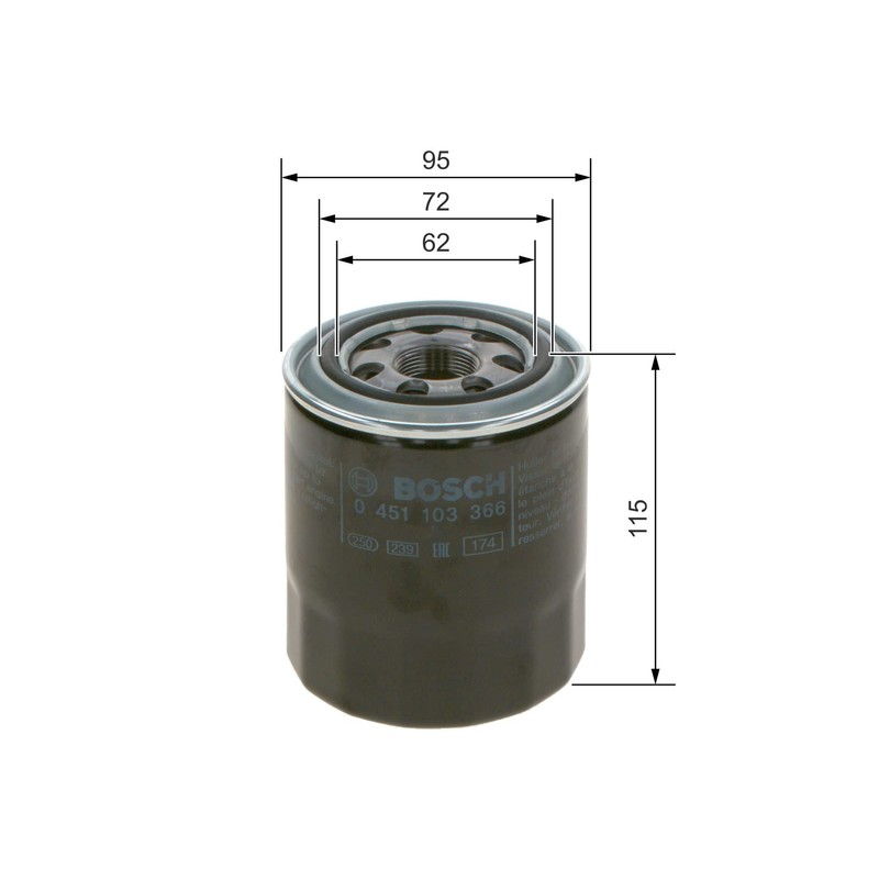 Bosch 0451103366 Oil Filter