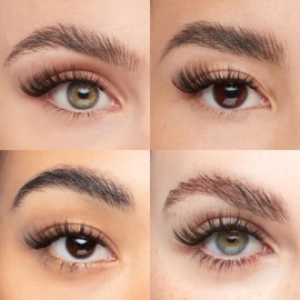 Pro Lash SoftWear Professionally Styled Lash Clusters - Seamless, Lightweight Lashes - 7-Day Cluster Eyelash Extensions - Waterproof Lashes Clusters - 3 Sets - Volume Textured Cat Eye No. 09 Black