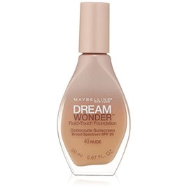 Maybelline New York Dream Wonder Fluid-Touch Foundation, Nude, 0.67 Fluid Ounce