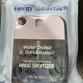 Wish pocket hand Sanitizer Spray 1.2oz. Violet orchid Sandalwood hydrating