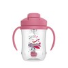 Dr. Brown's Vaso entrenador 9oz. con popote rosa