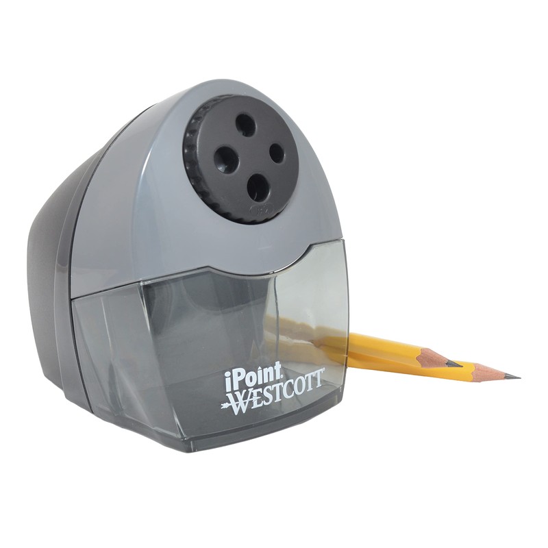 Westcott Compact Electric Multi Hole Horizontal Pencil Sharpener